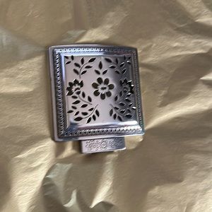 Brighton silver tone Floral Pierced Metal Nightlight Cover